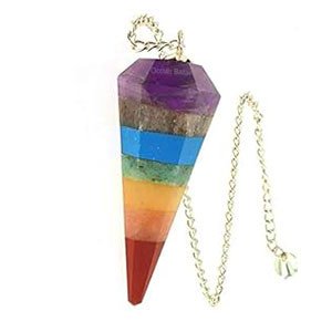 Original 7 Chakra Crystal Pendulum Dowser